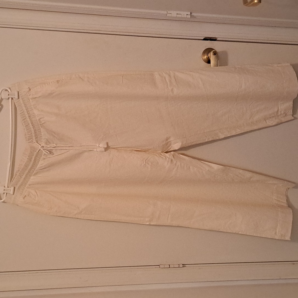 Lane Bryant Linen Rayon Wide Leg Pants 20 NEW with TAGS 20